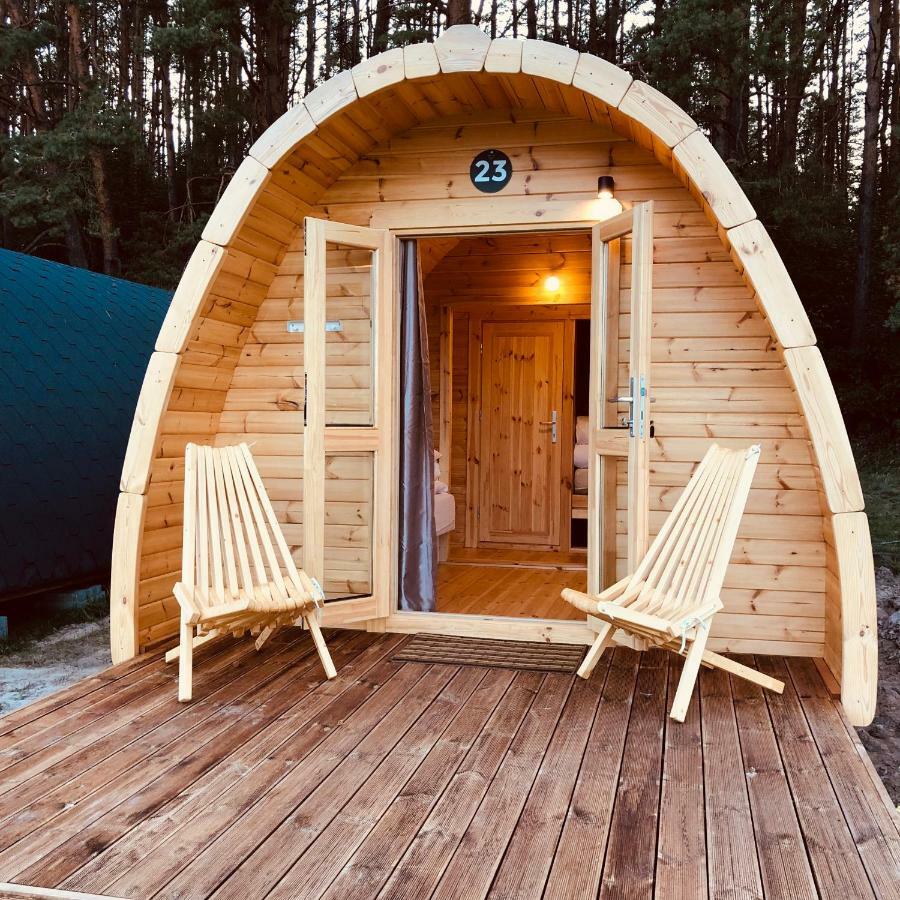 Luxury Camping Pod Zarasai Exterior photo