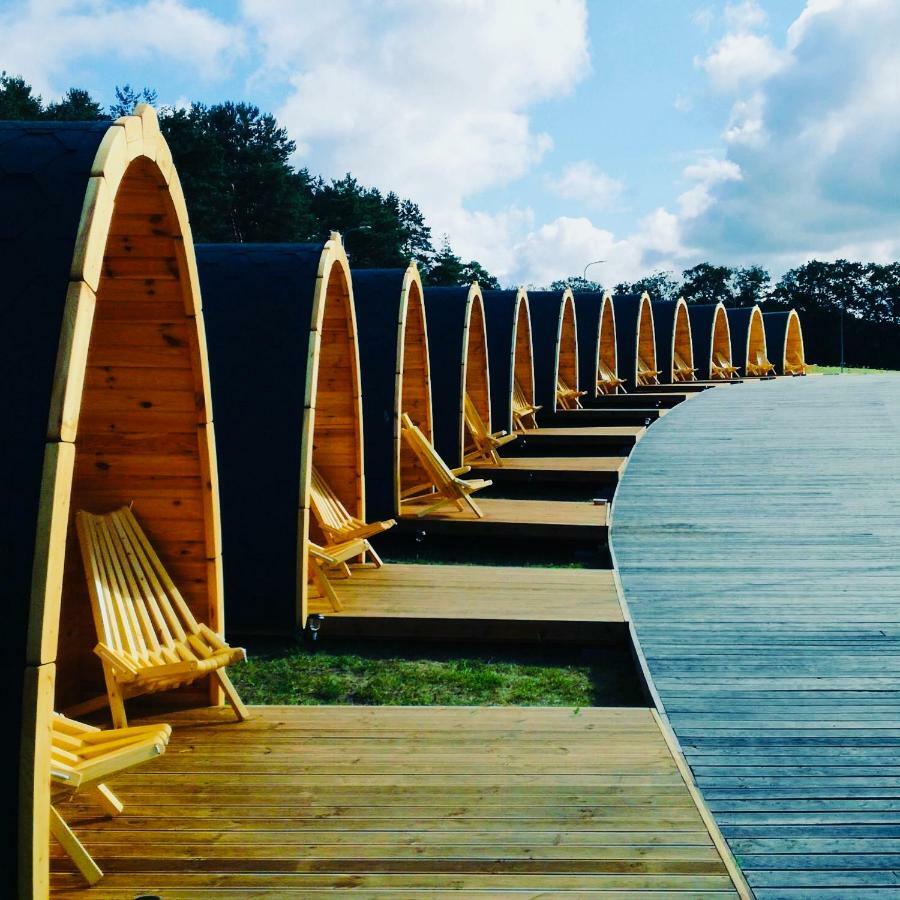 Luxury Camping Pod Zarasai Exterior photo